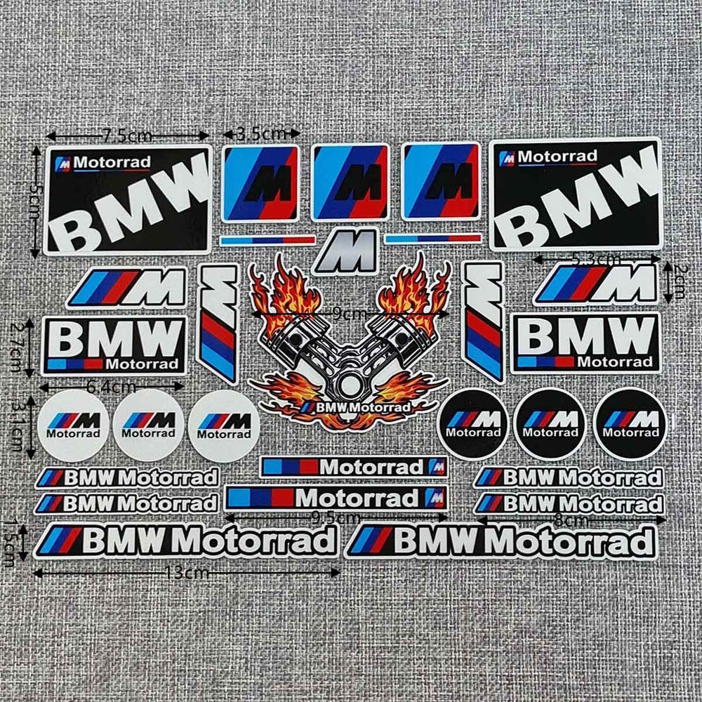Set Stiker Reflektif Bahan Kulit Nilon Untuk Fender Mobil BMW 125i 325 525 730 X1 X3 X5 X6