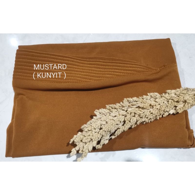 Jilbab Sport / Hijab Instan / Jilbab Sporty Instant / Bergo Sport/volly-Sport MUSTARD/KUNYIT