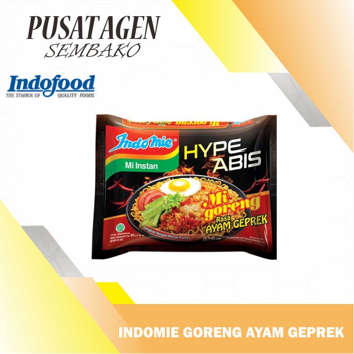 

INDOMIE GORENG AYAM GEPREK MIE INSTAN MI HYPE ABIS INDOMI