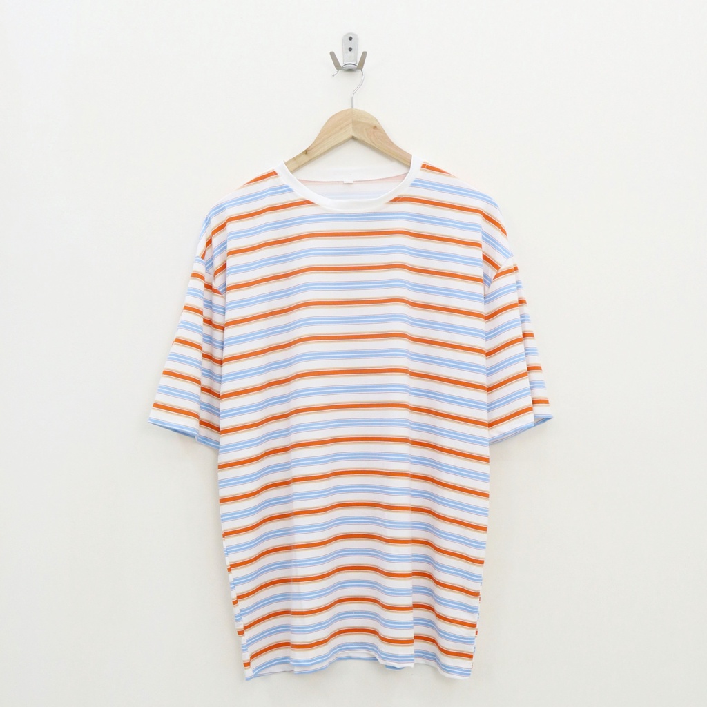 Oversized shena stripe tee -Thejanclothes