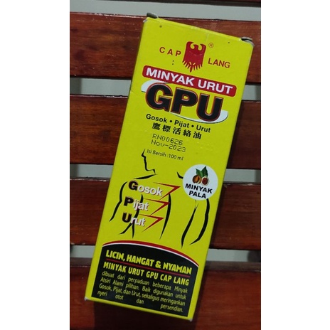 Gpu Aroma Pala 100 ML / Pegal Linu / Nyeri sendi / Minyak Urut