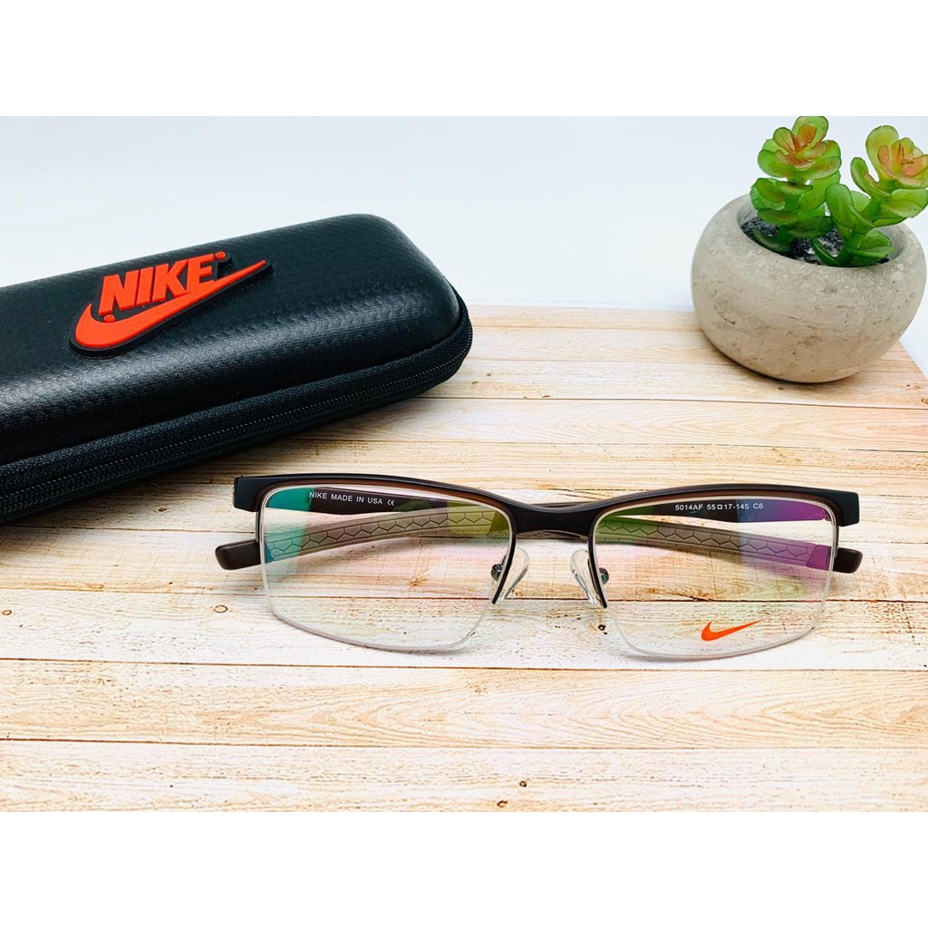 FRAME KACAMATA NIKE MOREL 5014AF USA GAGANG COKLAT