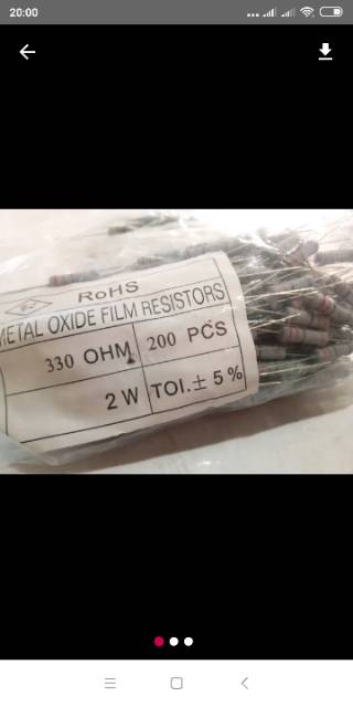 Resistor 2 watt (R)