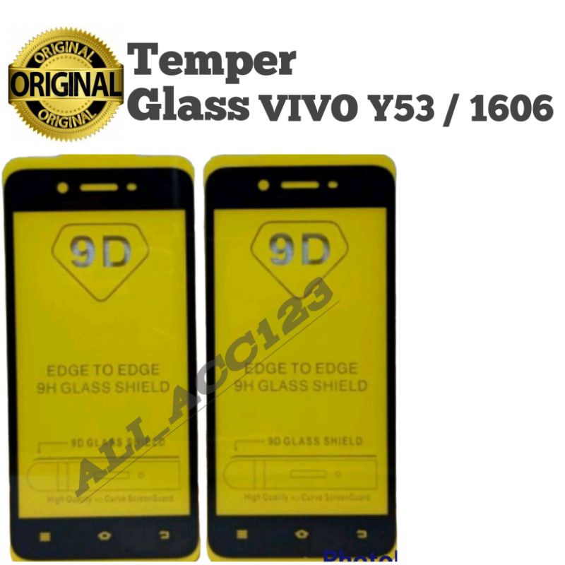 Temper/ Tempered glass full layar 9D Hp VIVO Y53 / 1606