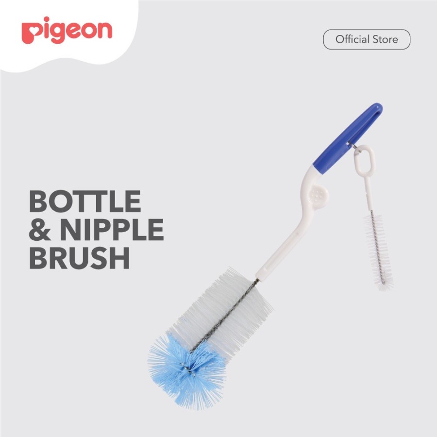 PIGEON Bottle and Nipple Brush | Sikat Pembersih Botol &amp; Dot