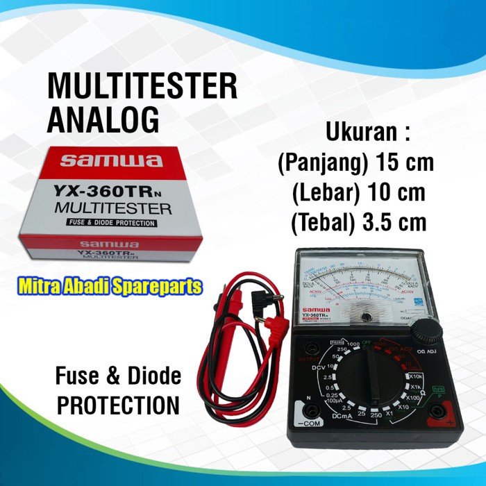 B2B3012 Multimeter/Multitester Analog Samwa Yx-360Trn S54D01