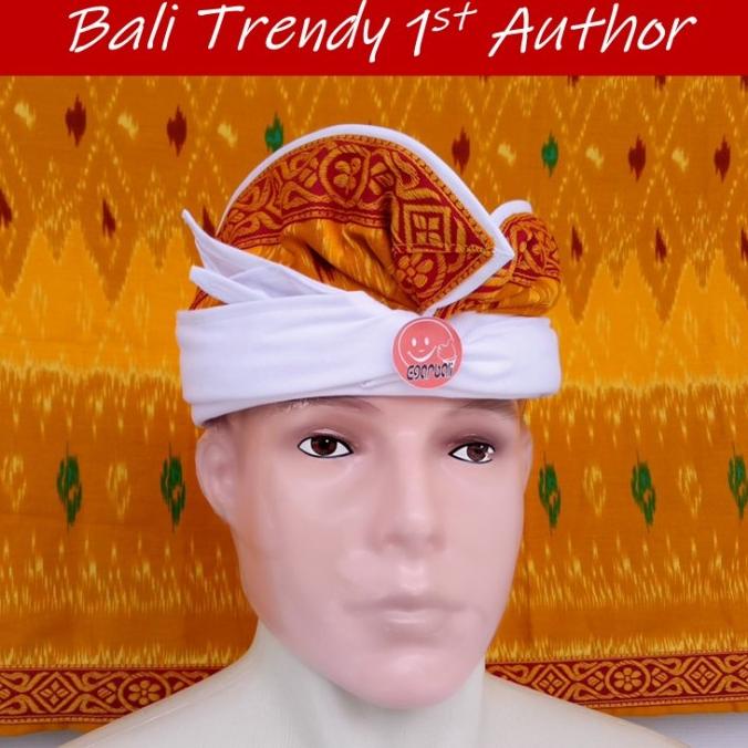Promo Set Udeng Saput Endek Kuning