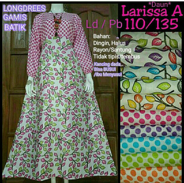 Gamis Batik Cantik Dingin Halus