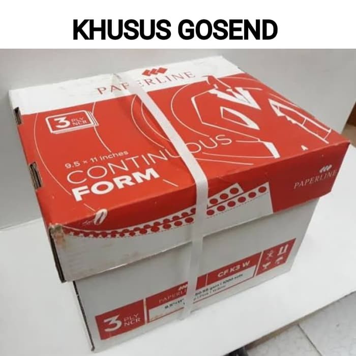 

GOSEND Continuos Form SIDU 3ply FULL 9,5x11/Kertas Komputer Print Paperline