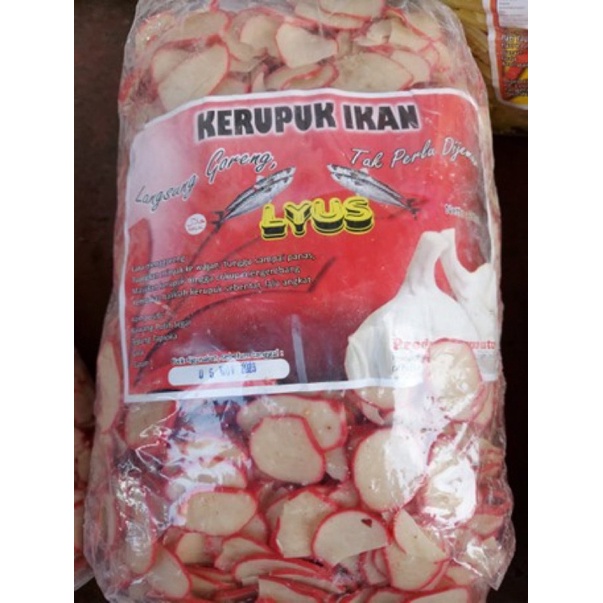 

Kerupuk Ikan Lis Merah 500g/Kerupuk Ikan Sidoarjo