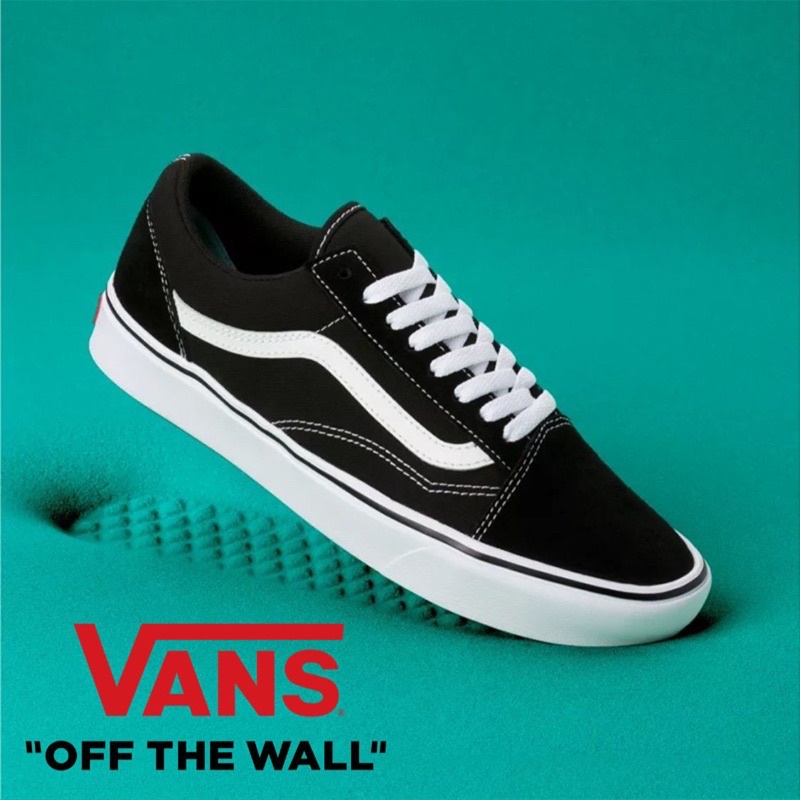 VANS OLD SKOOL BLACK/WHITE COMFYCUSH