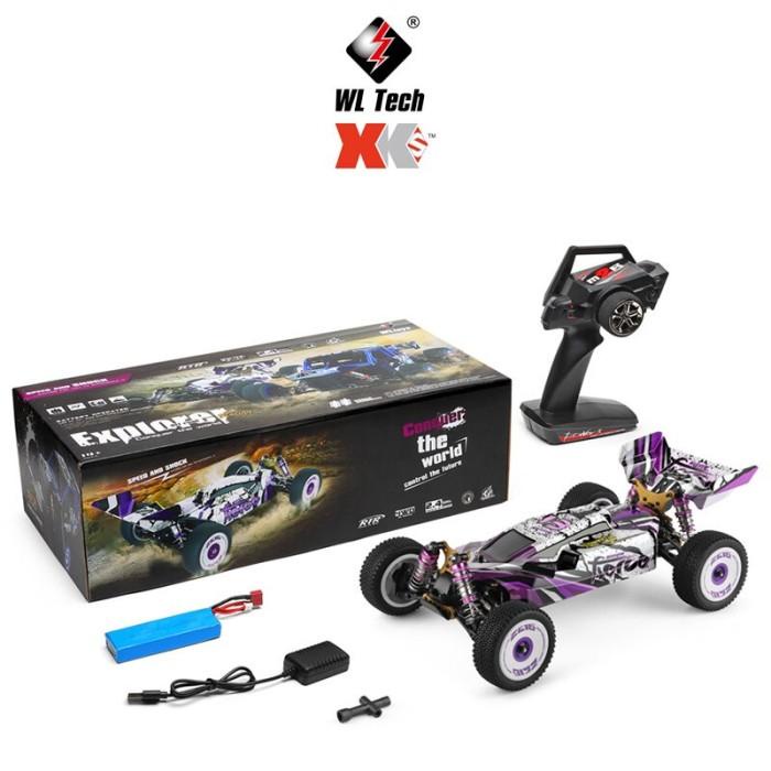 Wl 124019 Rc Buggy Metal Chassis 1/12 4Wd 60Km/H Rc Car Rtr
