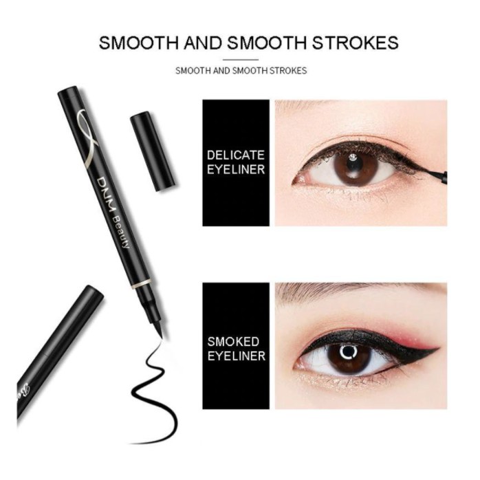 DNM Eyeliner Hitam Tahan Lama Tahan Air  Eye Liner LA029