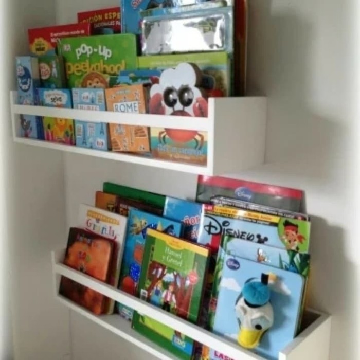 rak buku rak dinding rak tempel rak minimalis
