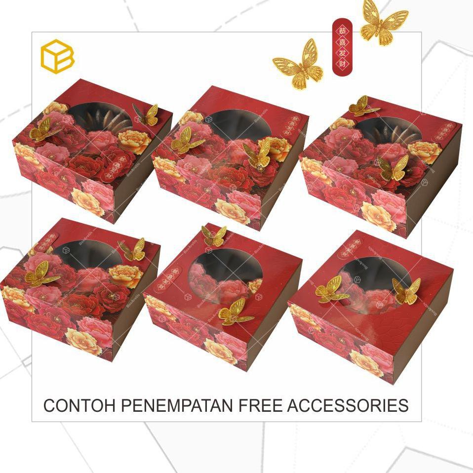 

MEN SALE Box Kue Cake Packaging Imlek Sincia Hampers Kemasan Kotak | CB2210 CNY
