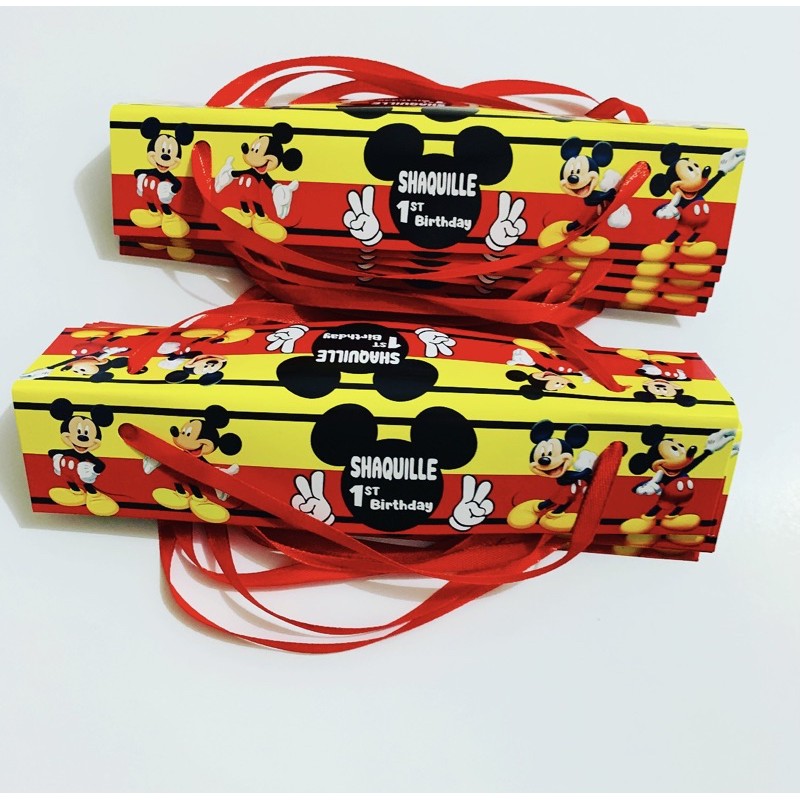 

Mickey Mouse Label Kantong Snack / Label Goodiebag / Hampers / Souvenir