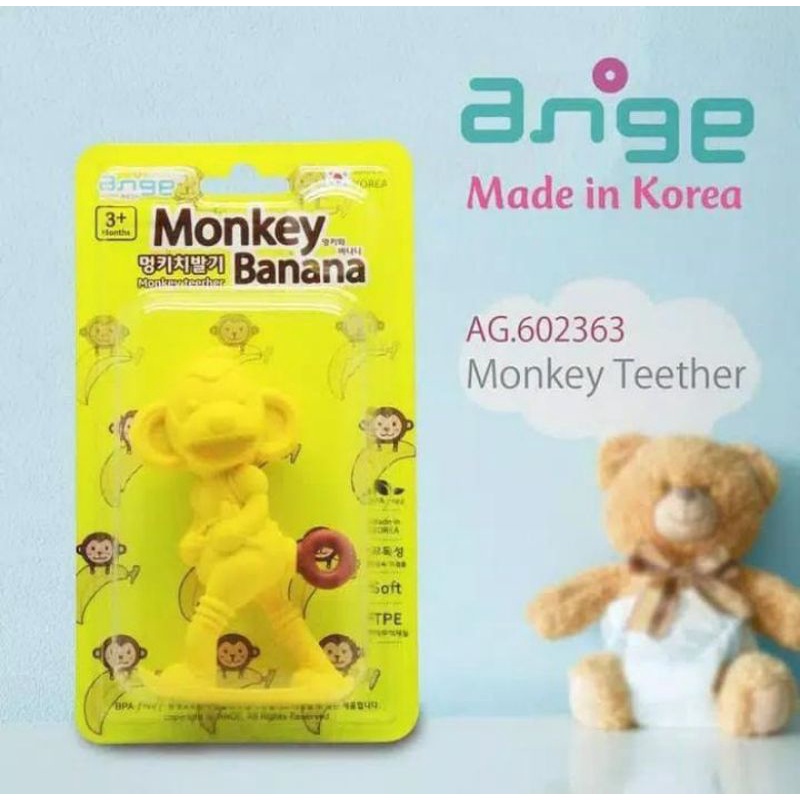 Ange teether monkey