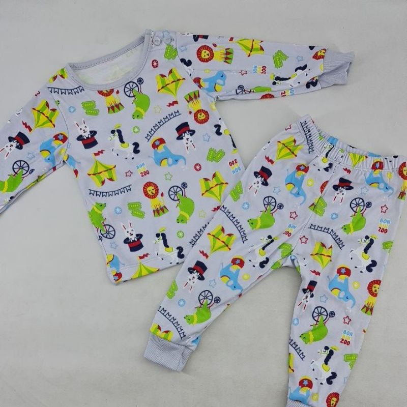 Sleepsuit Baby Murah Romper Jumper / Baju Bayi Murah DEFECT sale-Set PJG CIRCUS 3-6