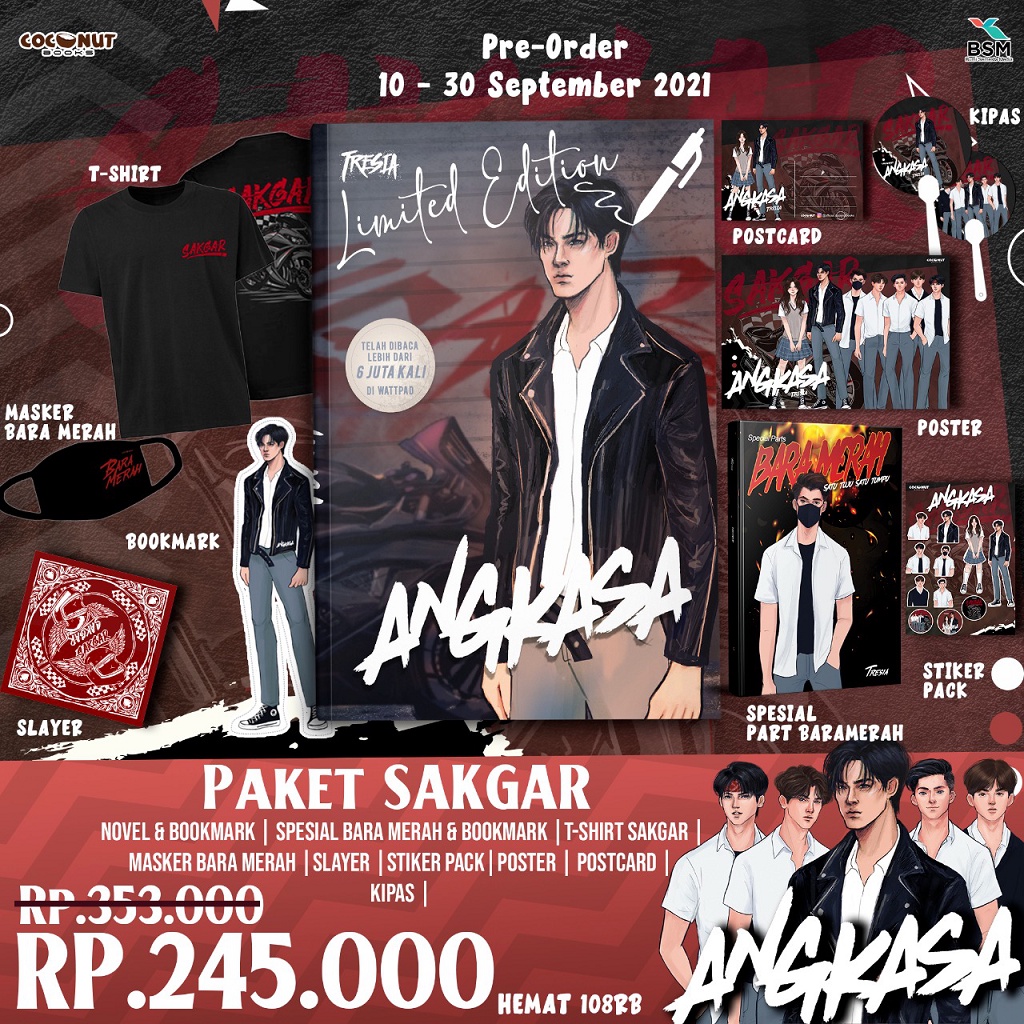 NOVEL ANGKASA + BONUS - TRESIA