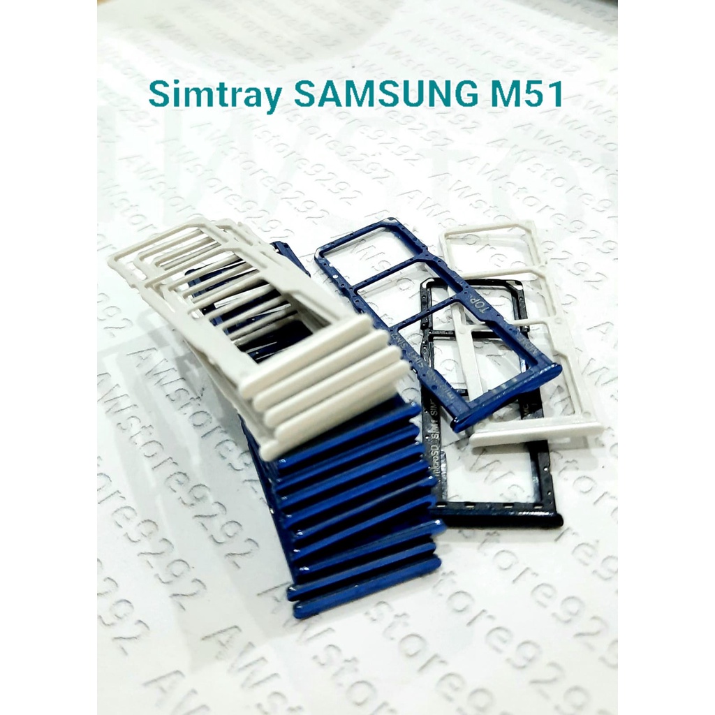 Slot Tempat Dudukan Kartu Simcard Sim card Lock Simtray Sim Tray SAMSUNG M51