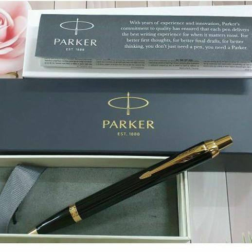 

[PRODUK NNNYS] Pulpen Parker Original IM New Lq Black GT Gratis grafir Nama Atau Logo bukan Montblanc Dupont KA8