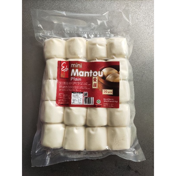 

Edo Mantou Plain Mini 20pcs