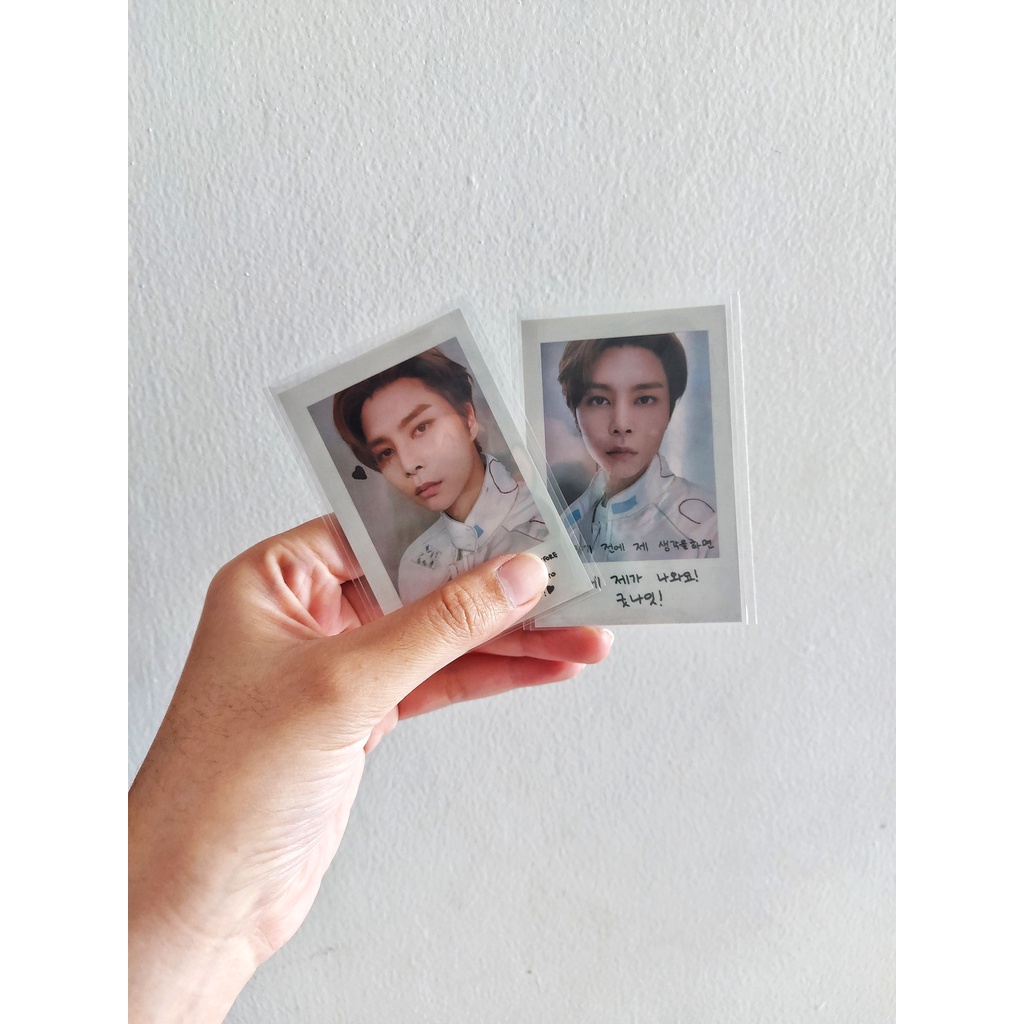 (NEGOTIABLE) photocard pc johnny pola voice vk keyring neocity korean and english ver