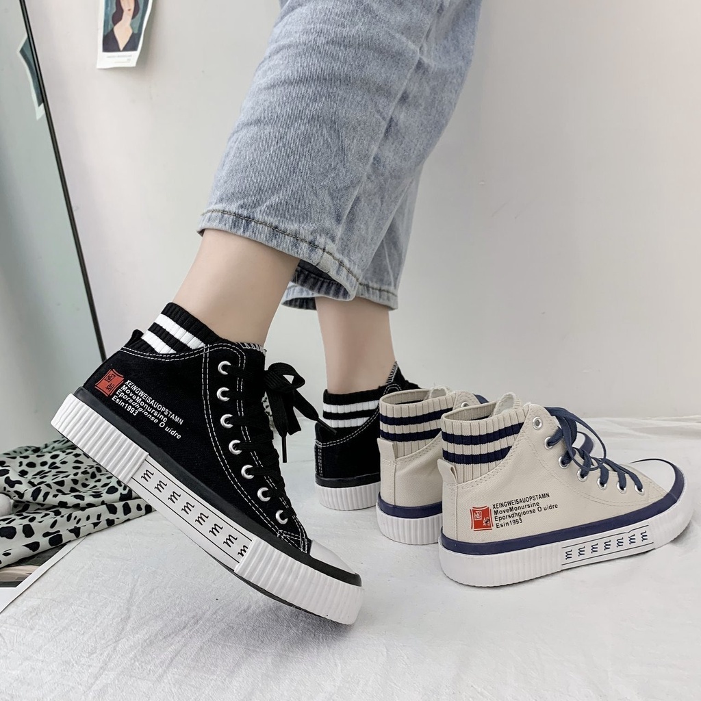 aid 0198, sneaker wanita import fashion sepatu wanita import 2 tali sepatu