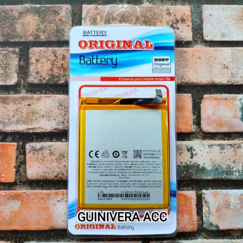 BATRE BATERAI MEIZU M6 - BA711 / BATRE BATERAI MEIZU BA711 M6