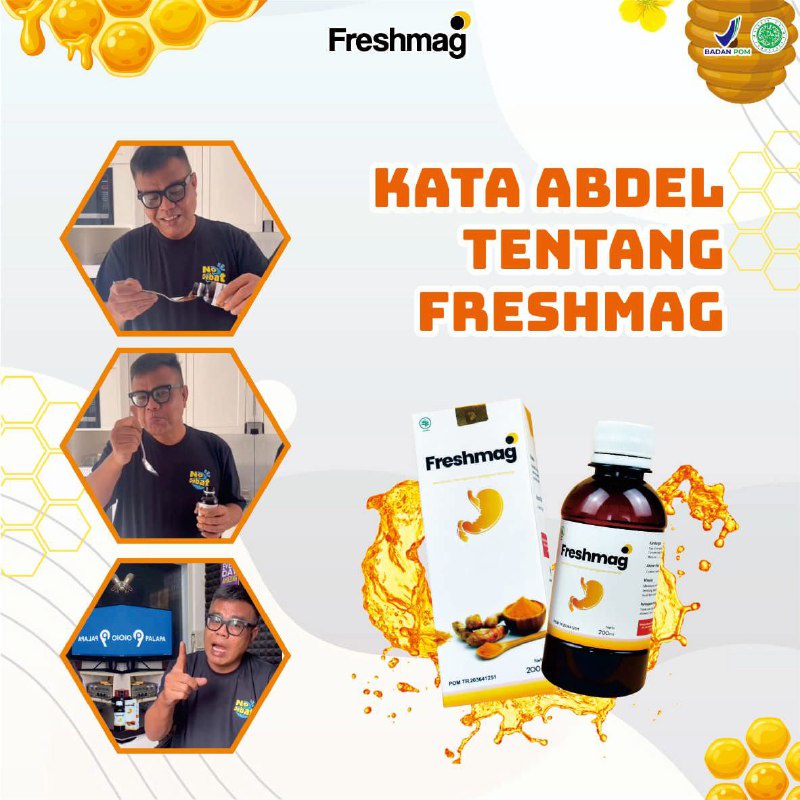 Freshmag Madu Lambung - Obat Herbal Atasi Maag Asam Lambung & Gerd