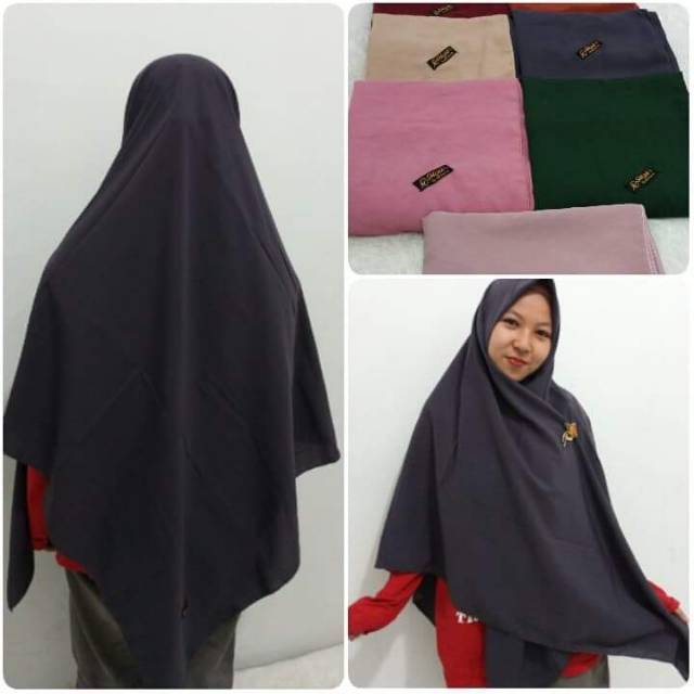 Hijab wolfis segi 4 jumbo  premium 150×150