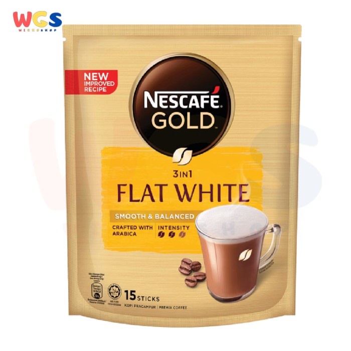 

Nescafe Gold Flat White Smooth & Milky 3 in1 15 x 20 gr