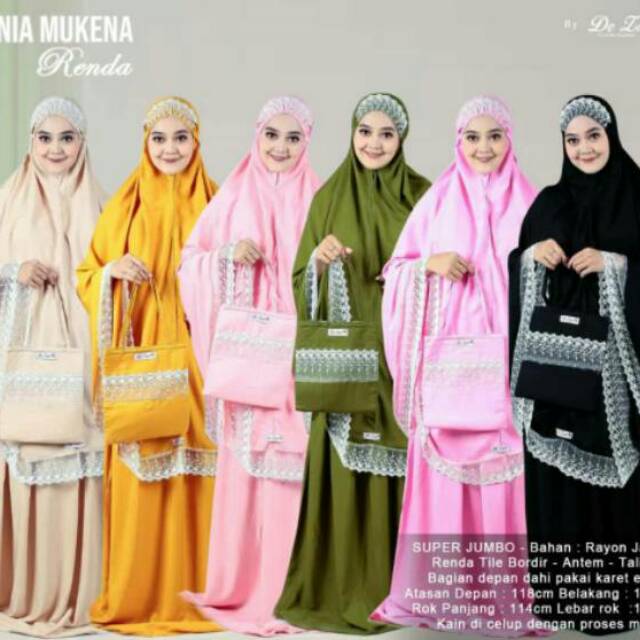 LANGSUNG BEST SELLER MUKENA RENDA TILE ORI DE ZAYA BALI