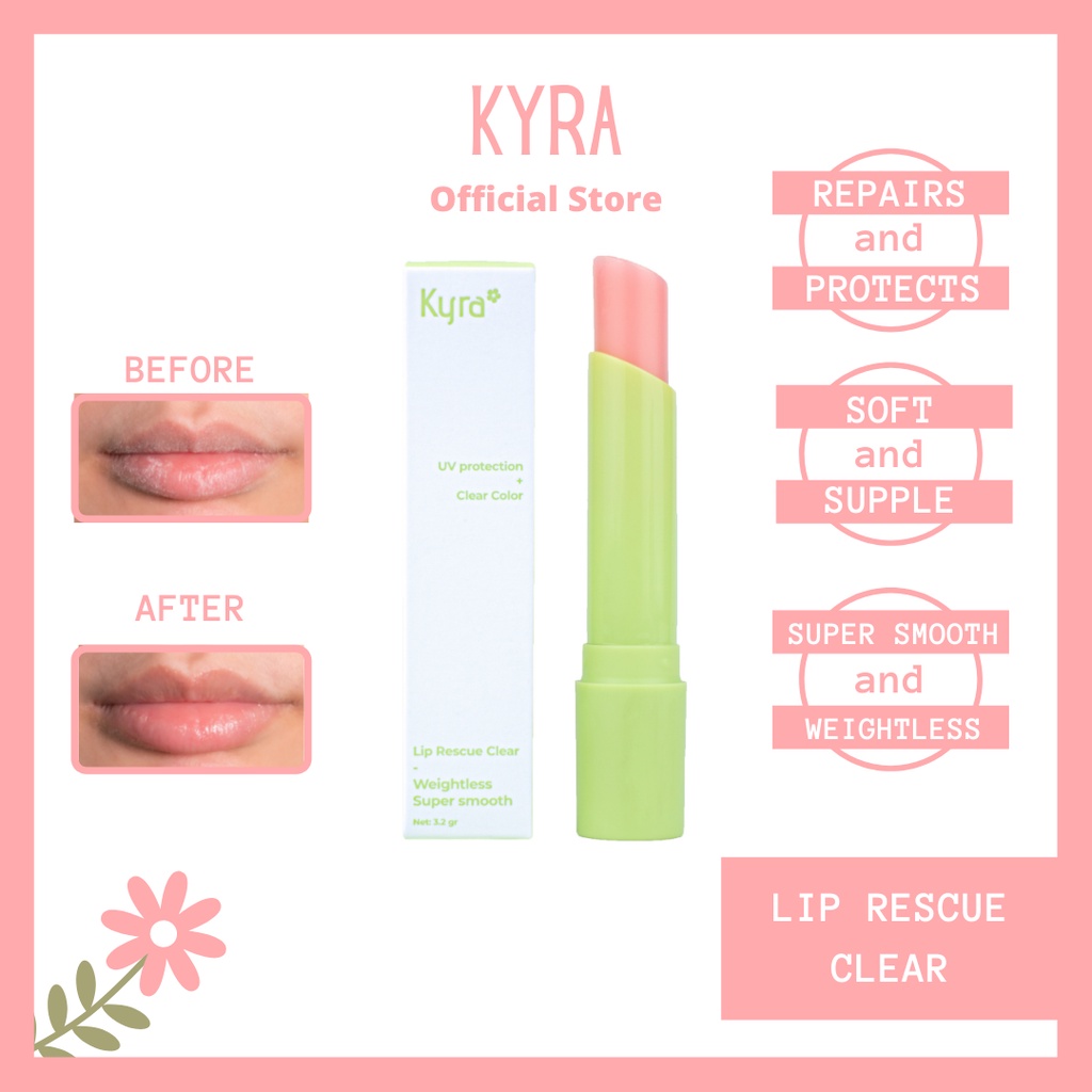 Kyra Lip Rescue Clear Lip Serum Lip Balm