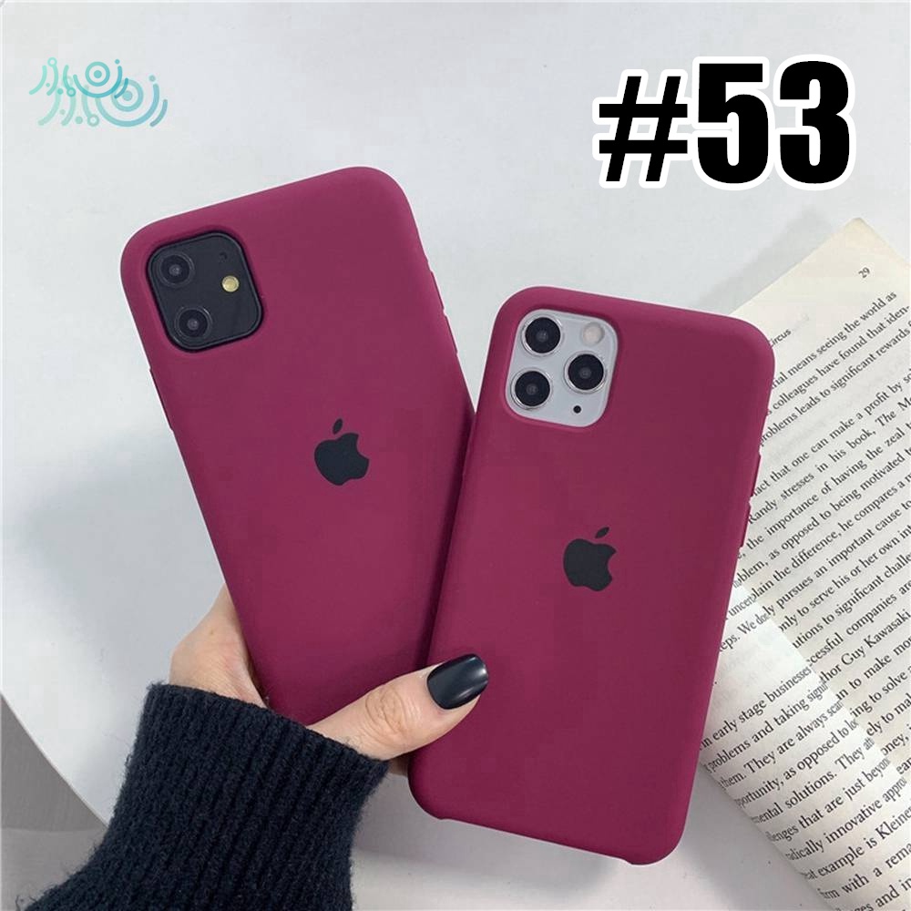 (41-53) Casing Silikon iPhone 11 12 13 Pro MAX X XS MAX XR 7 + 8PLUS 11 12 Pro Full Cover