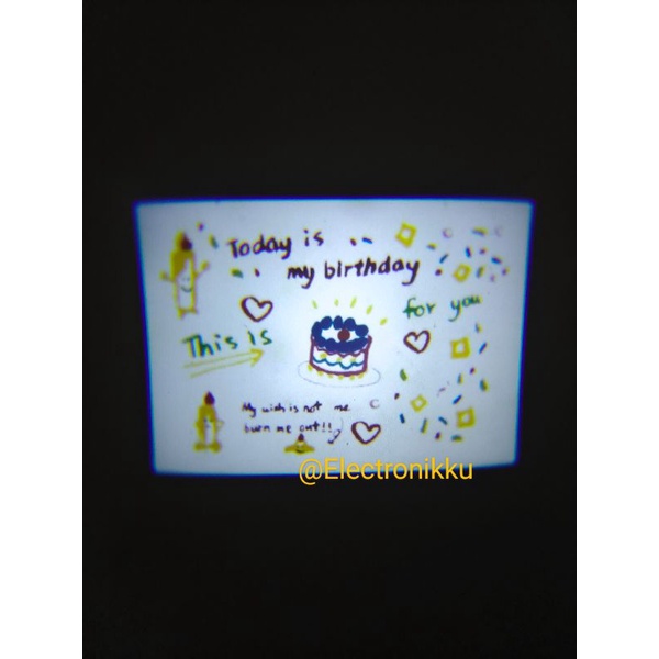 #05 Happy Birthday Projector READY STOCK