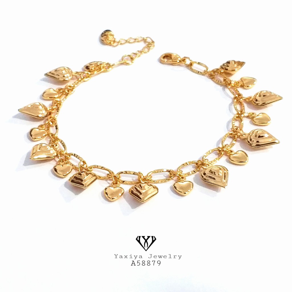 

Gelang Jurai love Perhiasan imitasi Gold Yaxiya Jewelry A58879