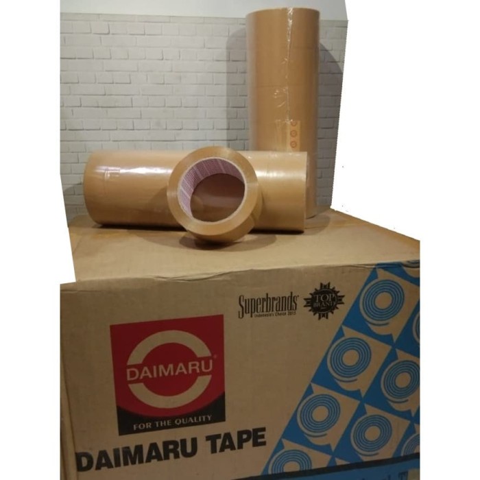 

Unik Lakban Daimaru / 2 Inch 48Mm / Coklat / 100 Yard Sale!!!