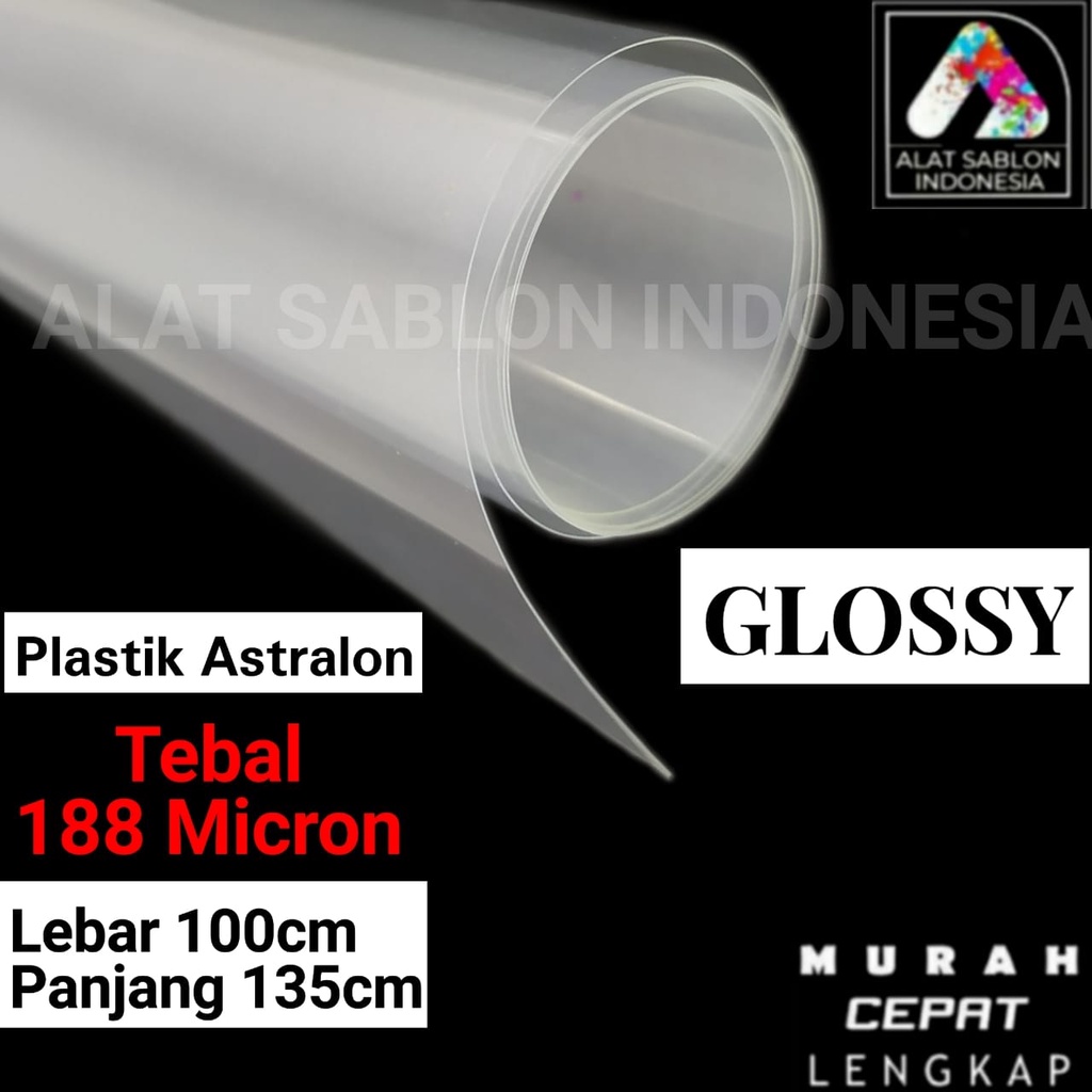 PLASTIK ASTRALON TEBAL 188 MICRON 100X135CM