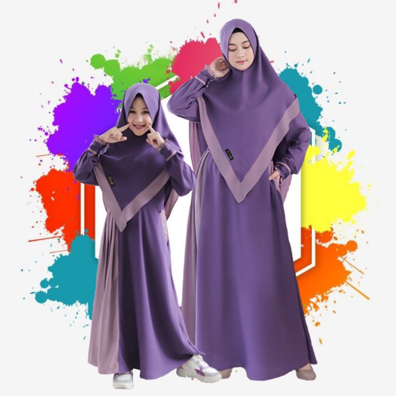 GAMIS SYAR'I COUPLE IBU ANAK /GAMIS COUPLE IBU ANAK