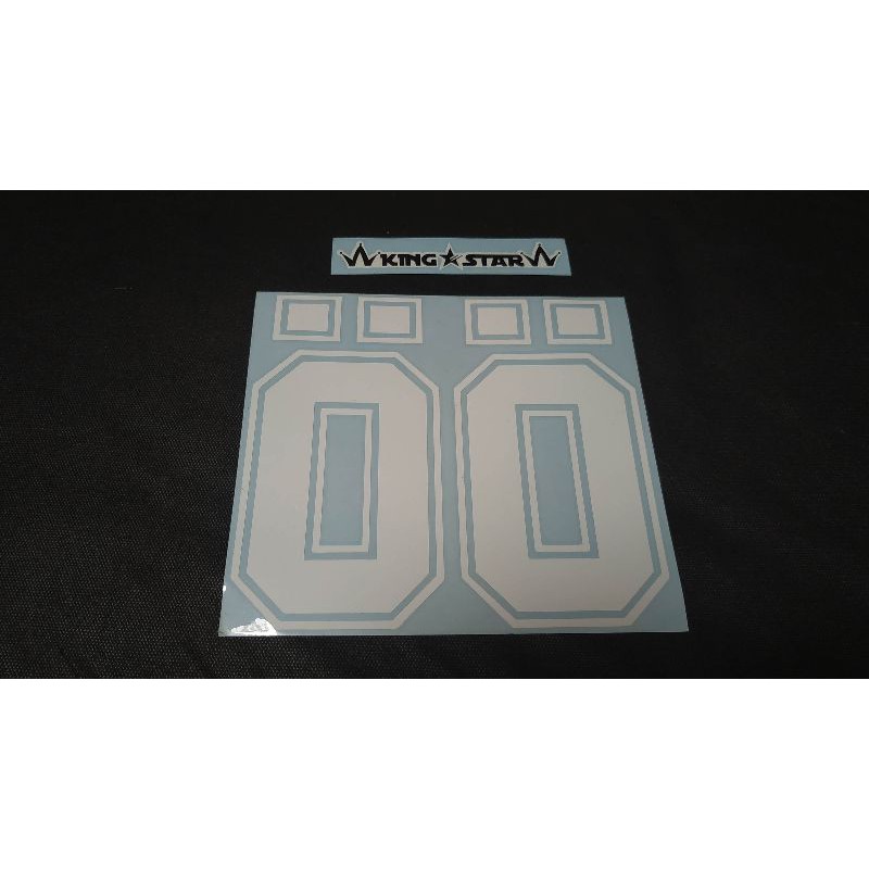 

stiker O Ohlins besar set 20 cm