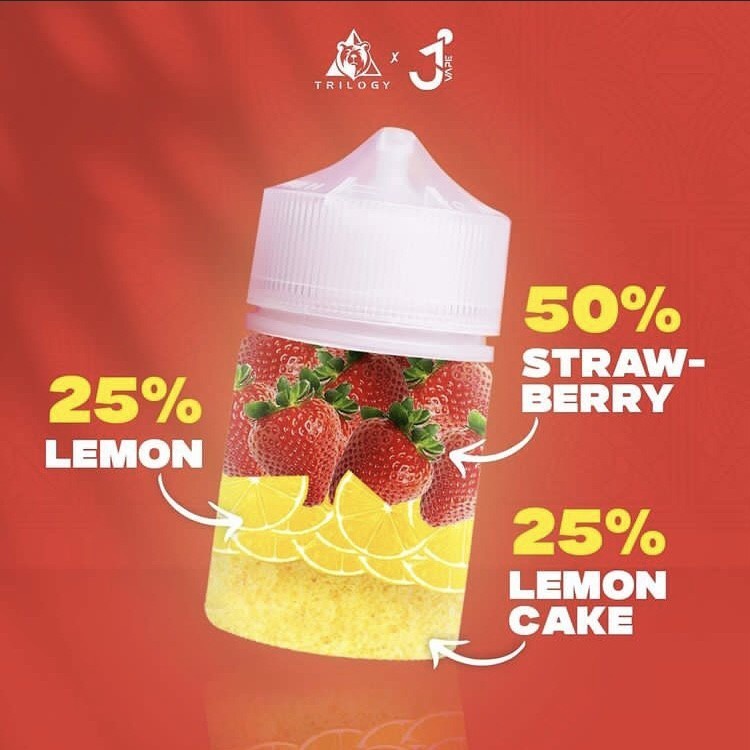 Liquid Vape Secret Strawberry Lemon Cake 60ML By Trilogy Brewery