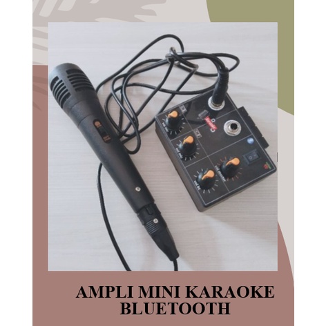 BISA COD Ampli Mini 5v Karaoke Bluetooth-Amplifier 5v mini Karaoke Bl / plus mic