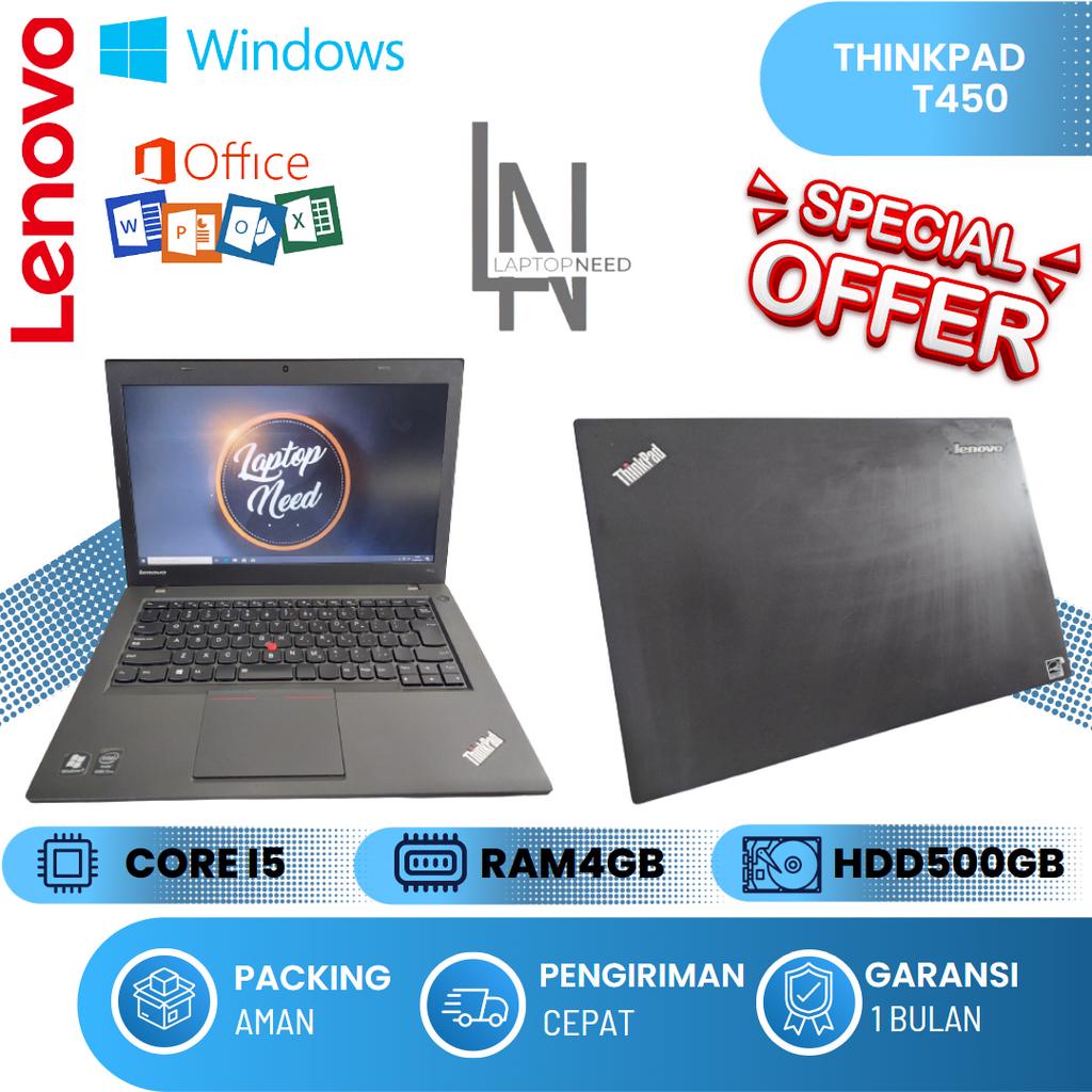 Laptop 14inch Kelas Bisnis - Thinkpad T450 Core i5 BROADWELL