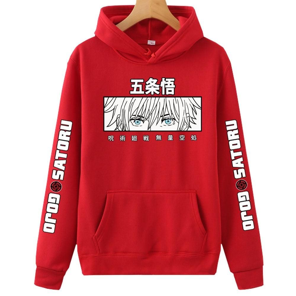 Sweater JUJUTSU KAISEN Oblong / Hoodie SATORU GOJO EYES V2 Jumper