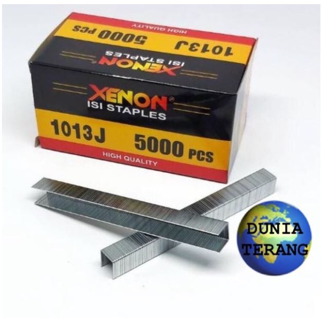 

Refill Isi Staples Gun 3in1 1013J XENON 5000 pcs / Isi U Alat Staples Tembak Air Stapler Nailer Blow