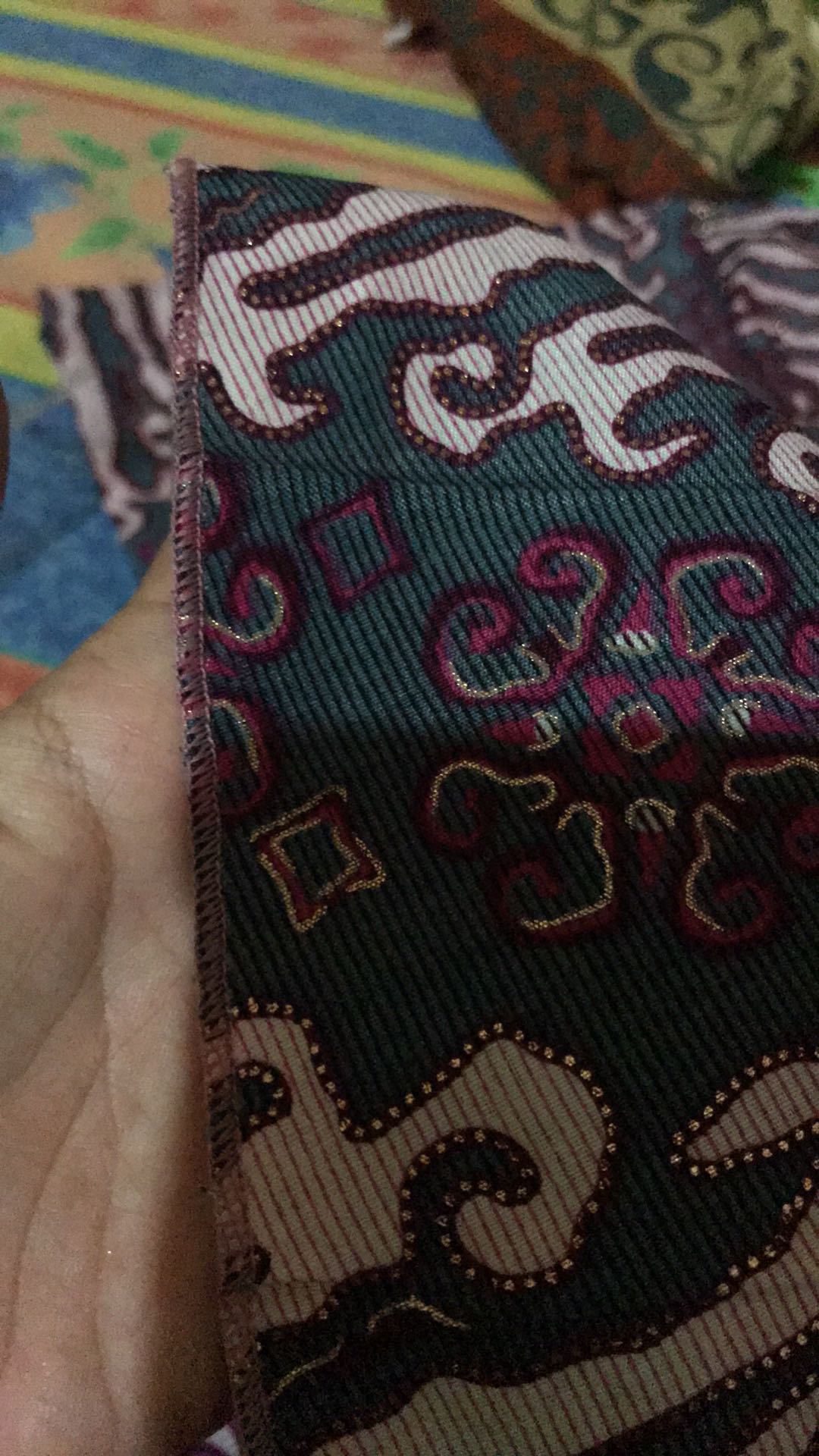 Kheisa Collection - Couple Rok Lilit & Kemeja Batik Panjang - Lereng Ungu