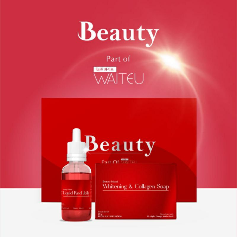 BEAUTY SKINCARE LAILI WAITEU  ORIGINAL 100% | SABUN COLLAGEN | SERUM RED JELLY | APPLE STEM  CELL