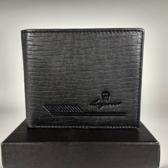 Dompet pria kulit Aigner