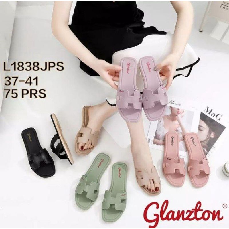 [SIAP KIRIM] SANDAL GLANZTON / SANDAL JELLY WANITA PREMIUM / SANDAL GZL1838JPS / SANDAL GZL1838YPS /